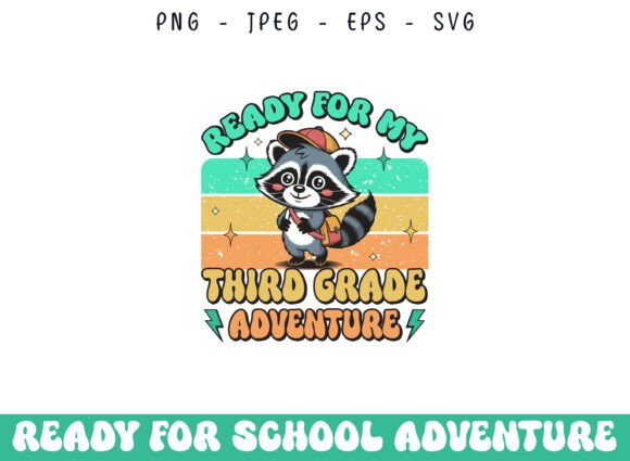 A Retro SVG Graphic Crafting School Adventure Vibes