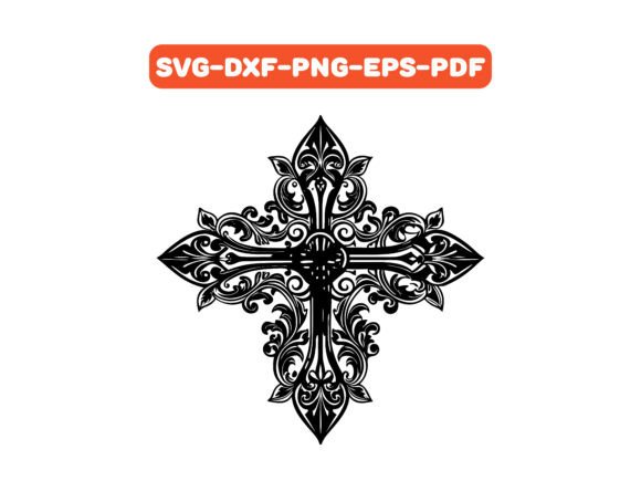 An Ornate Cross Floral Design SVG Review for Crafters & Publishers