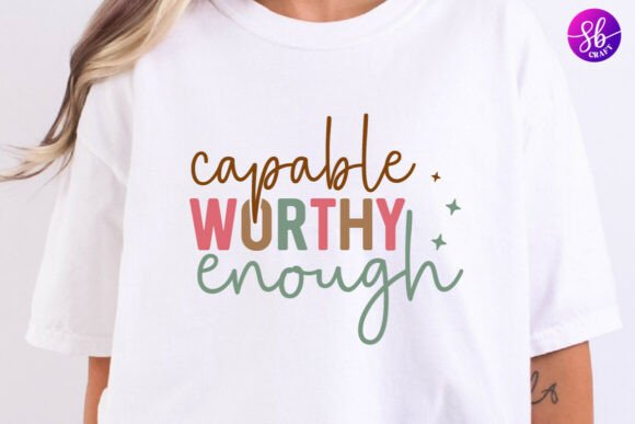 Capable Worthy Enough Graphics for Crafts and Branding