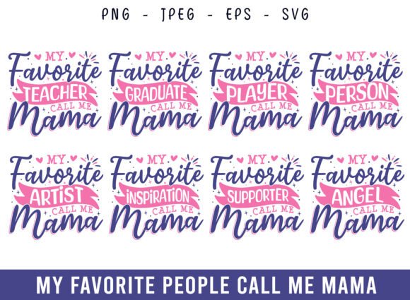 Crafting Connection: A Mama's Favorite SVG for Modern Graphics