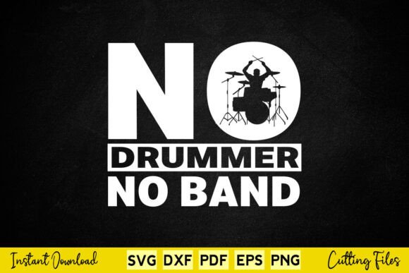 Free No Drummer No Band Svg: A Versatile Design for Embroidery