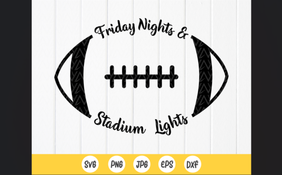 Friday Nights and Stadium Lights: A Graphic Asset for Crafts & Content