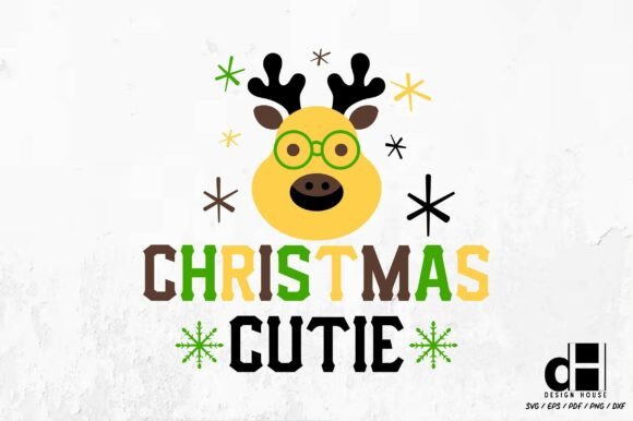 Funny Christmas Cutie Graphics for Crafters and Creators