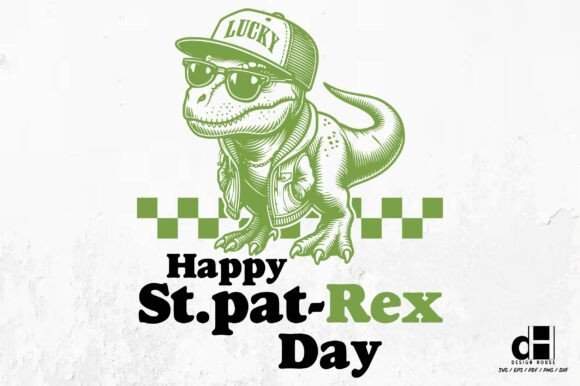 Happy St.Pat-Rex Day: A Versatile Crafts Graphics Asset