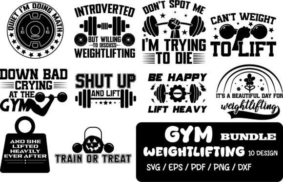 Real-World Review: Gym Weightlifting Bundle SVG PNG