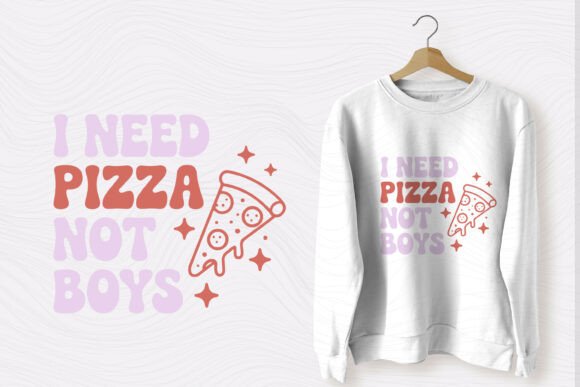 Sassy Girl Retro SVG I Need Pizza Not: A Crafter’s Graphic
