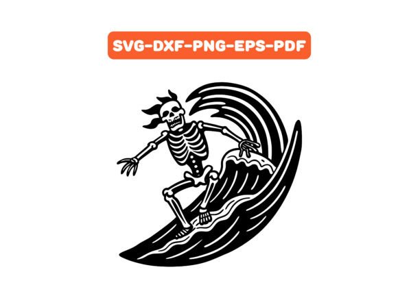 Why This Surfing Skeleton Graphic Works for Editorial Blogs